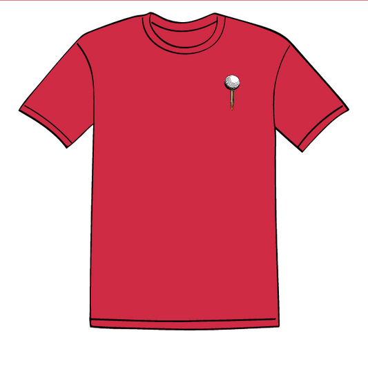 The 'Gone Golfin' Classic Red Tee